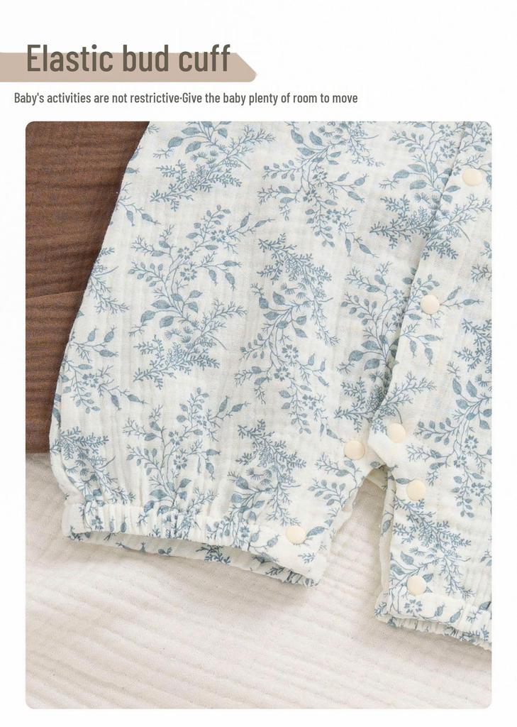 Entzückendes Sommer-Strampler-Set mit Blumenprint für Baby-Mädchen - 0 bis 12 Monate