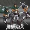 Gorgeous Attack On Titan Figma Levi Ackerman Eren Mikasa Joint Movable Hand Model