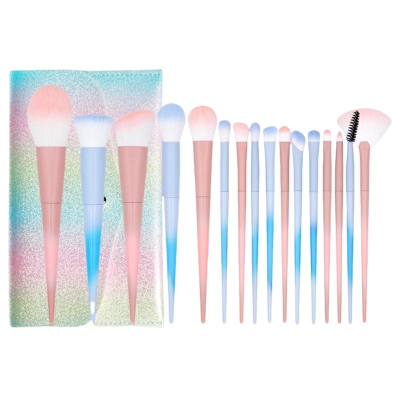 16x/Set Cosmetic Brush Makeup Brush Set Eyeshadow Brush Concealer Brush Basic Essentials Brush Set Blending Brush