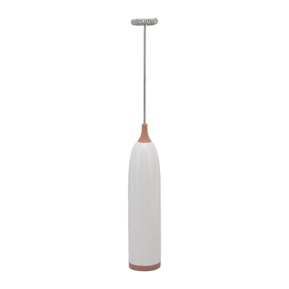 White Coffee Black Milk Foam Maker Battery Powered Milk Beater Practical Milk Frother  Home Kitchen