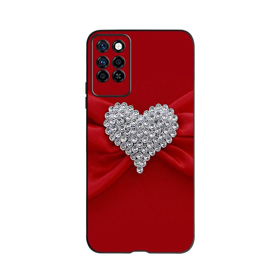 Süße Hülle Für Infinix Note 10 Pro NFC X695C X695 Handyhülle Schwarzes Silikon Weiche Hülle Für Infinix Note 10 Funda Note10 Pro 6.95"