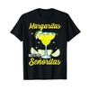 Margaritas With My Senioritas Tequila Party T Shirt Vintage Breathable Versatile Unisex Homme Designer Clothes Graphic