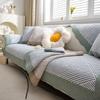 New Pure Cotton Twill Sofa Cover Anti-Slip Combination Sofa Cushion for Living Room Home Modern Decoration Wave Edge Sofa Cover