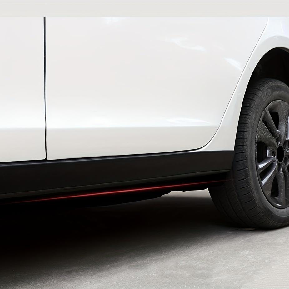 Durable Rubber Side Skirts Edge Guards - Protect Your Car's Bumper from Scratches and Damage!
