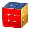 New Sensation Magic Cube - Metal Alloy [Cooling Touch, Summer Use] Metallic 3x3x3 Magic Cube (No Stickers) Smooth Rotation Educational Toy Holiday Gif
