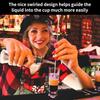 Dual Head Bar Spoon, Cocktail Mixing Spoon, Cocktail Stirrers with Long Handle, Stainless Steel Drink Stirrers with Trident Tip for Coffee
