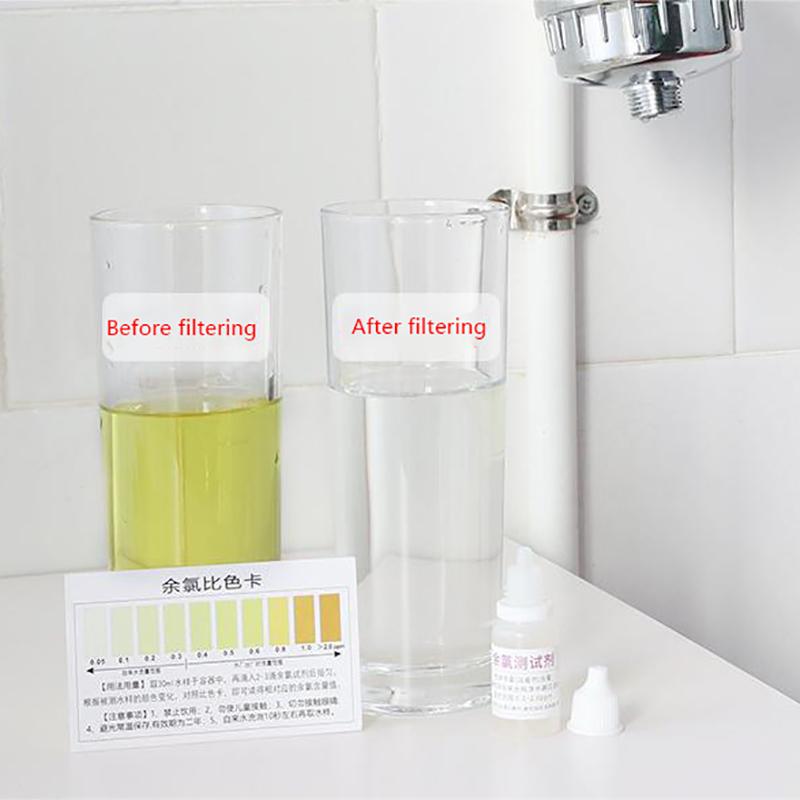 15/20/25 Stopni Wymień Element Filtra Filtr Wody Prysznicowej Usuwa Chlor Metale Ciężkie Filtrowana Miękka Twarda Woda Do Głowicy Prysznicowej