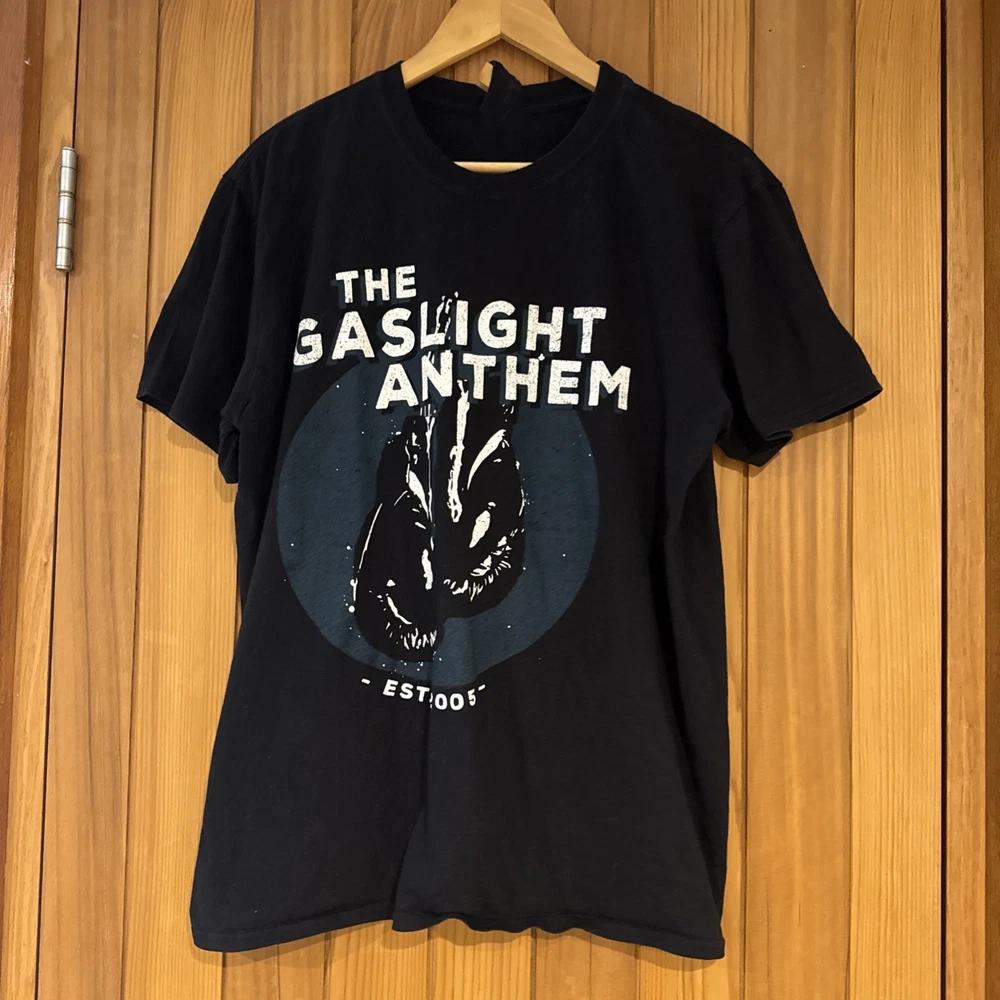 The Gaslight Anthem Black Band Shirt Size Cotton Short Sleeve M