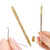 Ventilating Needle For Lace Wig Making Detachable Brass Handle Wig Making Repair Needles For Wig Making Hair Extention Tools