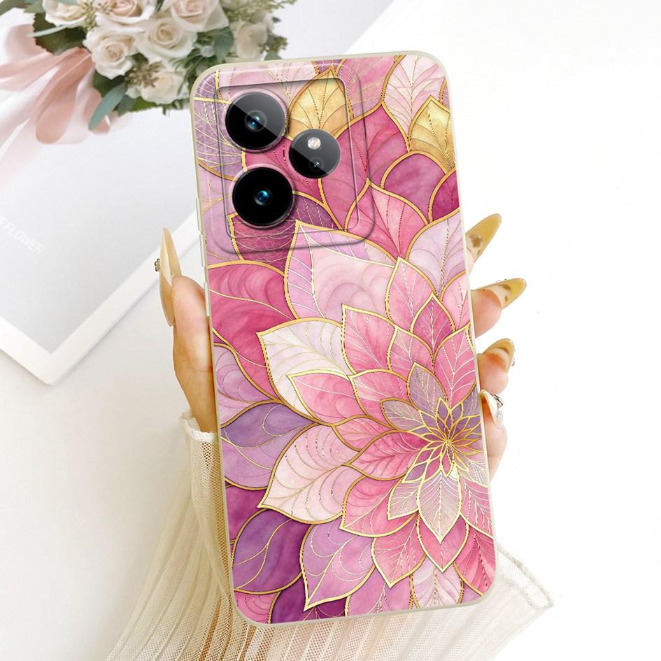 Für Realme GT 7 Hülle RMX5061 Kreatives Cartoon-Katzen-Süßigkeiten-Bemaltes Cover Weicher Silikon-Stoßfänger Für Realme GT7 Pro 7T RealmeGT7 Funda