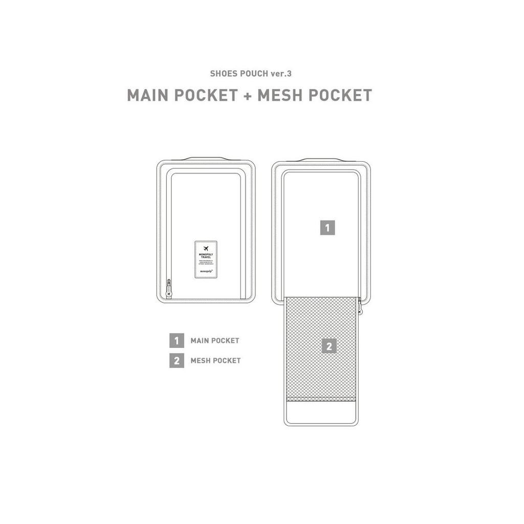 Portable folding shoe storage bag for business trips small shoe bag storage bag Multi-functional waterproof beach travel shoes bag