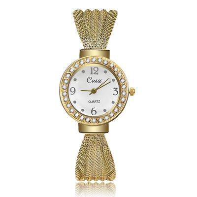 Luxury Fashion Women's Quartz Watch Version Creative Girls' Watch Fashion Mesh Strap Ladies Bracelet Watch