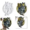Wall Decor Jewelry Mold Pendant Decoration Cartoon Wolf Relief Mirror Mold