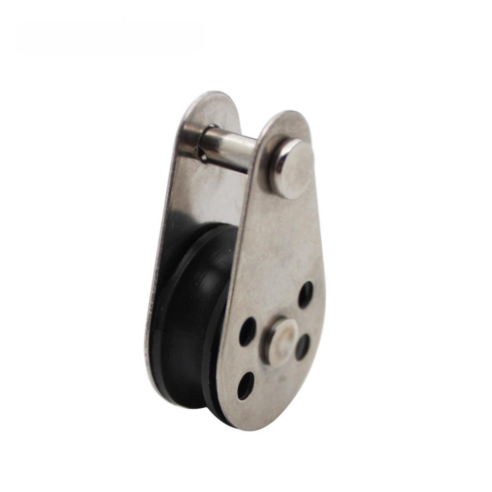 RICHWITS Stainless Steel Flagpole Pulley with Nylon Sheave