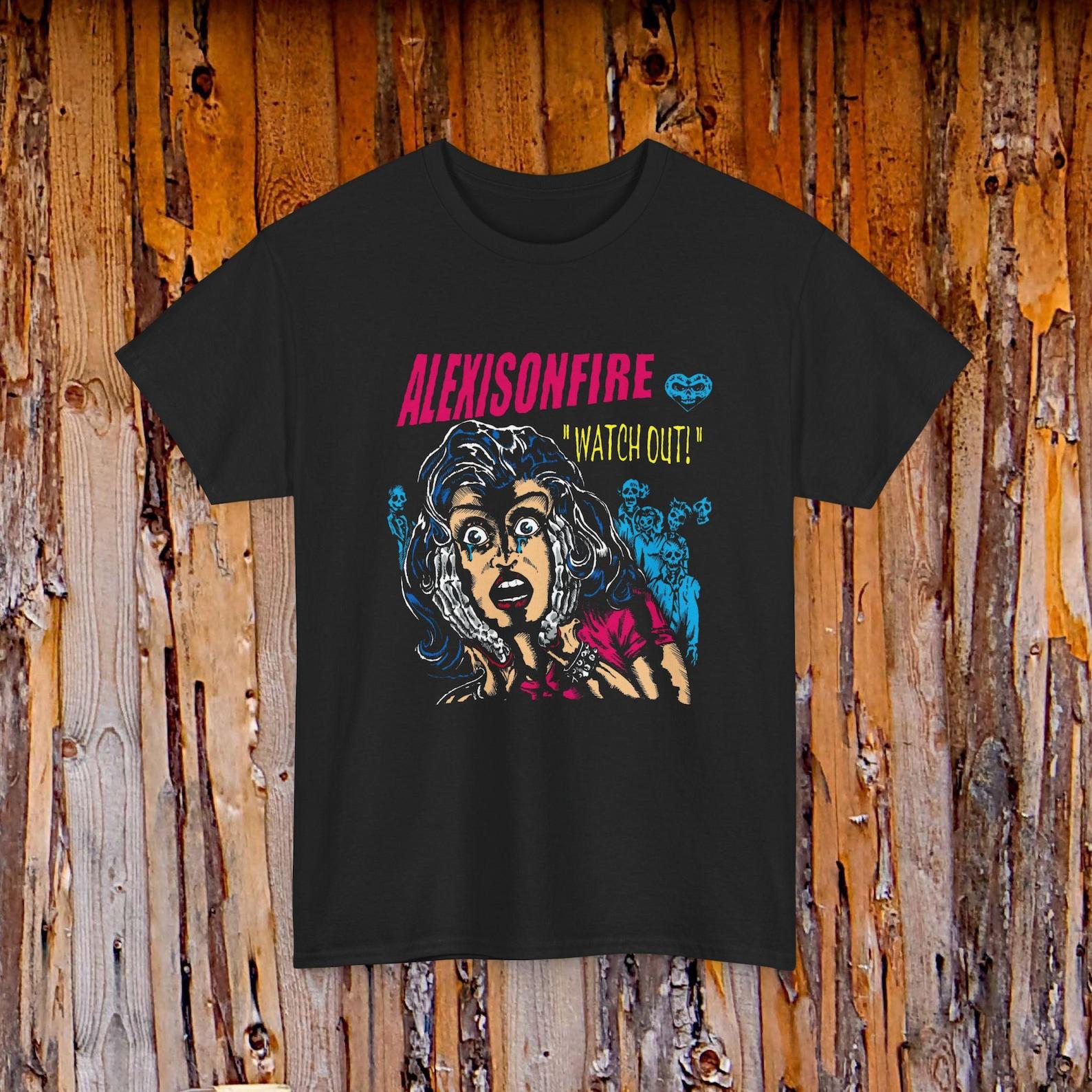 ALEXISONFIRE Watch Out Hard Rock Band Logo Tee | Music Shirt 2XL