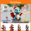 Christmas Dragon Car Hanging Decoration Acrylic Material Cartoon Style 5 Color Options Interior Car Decor