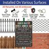 2D Flat Vintage Aluminium Sign | Rustic Farmhouse Style Wall Decor with Vibrant Text and Illustrations, Ideal for Home, Cafe, or As A Gift for