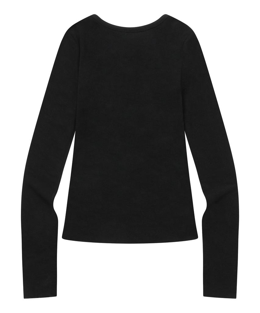 Koiliseu Sun Beach Button Long Sleeve Tee (2 Colors)