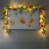 2 5 10M Battery Powered Sunflower String Light Outdoor Waterproof Artificial Flower Vine Atmosphere Lamp for Home Garden Decor