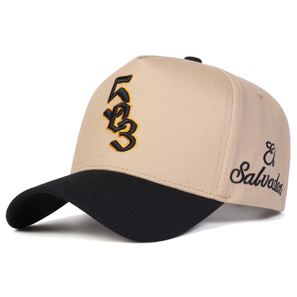 Baseball Stitching Stitched Embroidered Alphabet Salvador 503 Neutral Gender Women Men For Caps Spring Autumn Outdoor Sunscreen Hat Adjustable