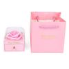 Luxury Rose Preserved Flower Jewelry Gift Box with Drawer for Valentine's Day