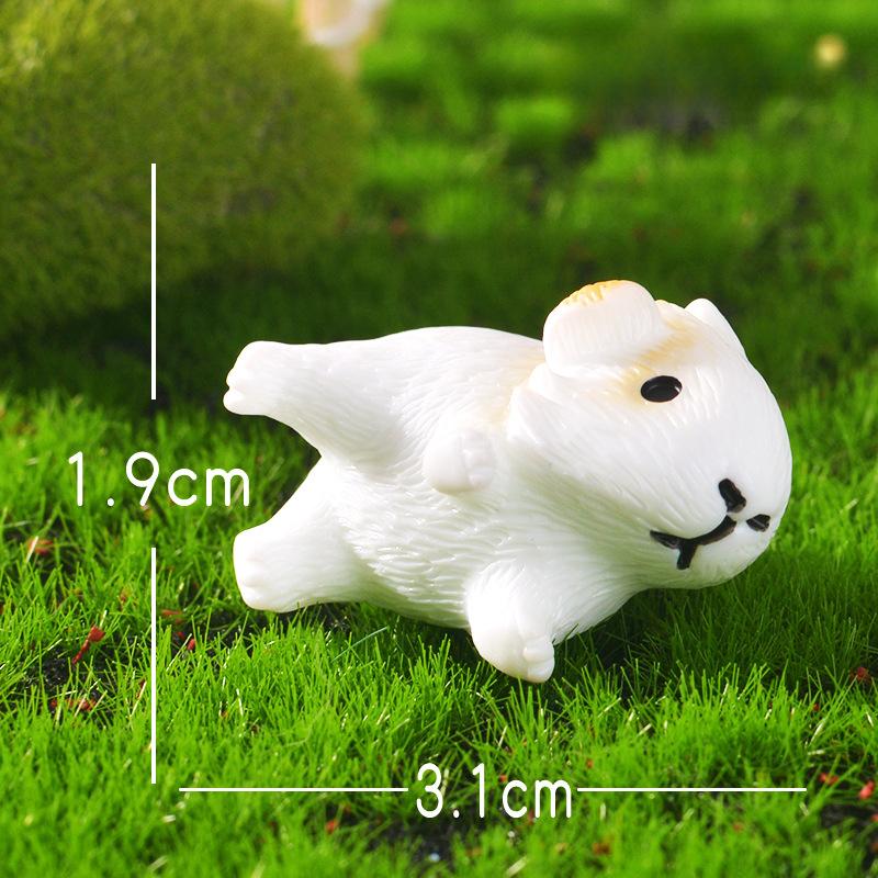 

Милые животные Голландский садовый ландшафт Орнаменты Мультяшная голландская свинья Аксессуары для украшения стола Lying on one side