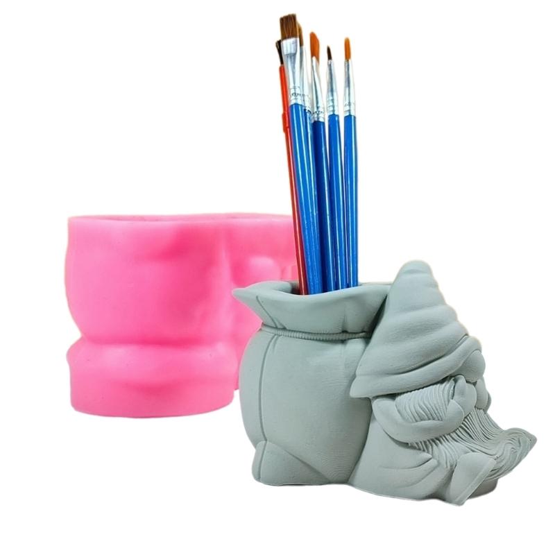 Vaze suculente unice Matrite pentru suport pentru pixuri Forme frumoase din silicon pentru ghiveci Forme flexibile pentru containere pentru proiecte de artizanat