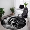 1PC Scream Office Round Rug, Non-slip, Soft and Durable Office Rug for Interior Decoration, Perfect for Office yy250915140