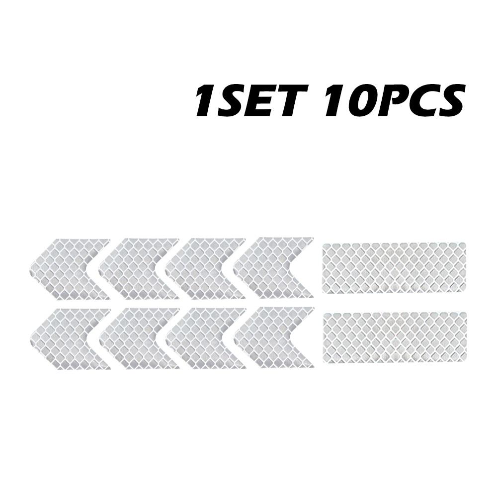 10~50Pcs Reflective Stickers Used for Safety Helmet Night Working Safe Driving Warning Motorcycle Helmet Car Reflection Sticker