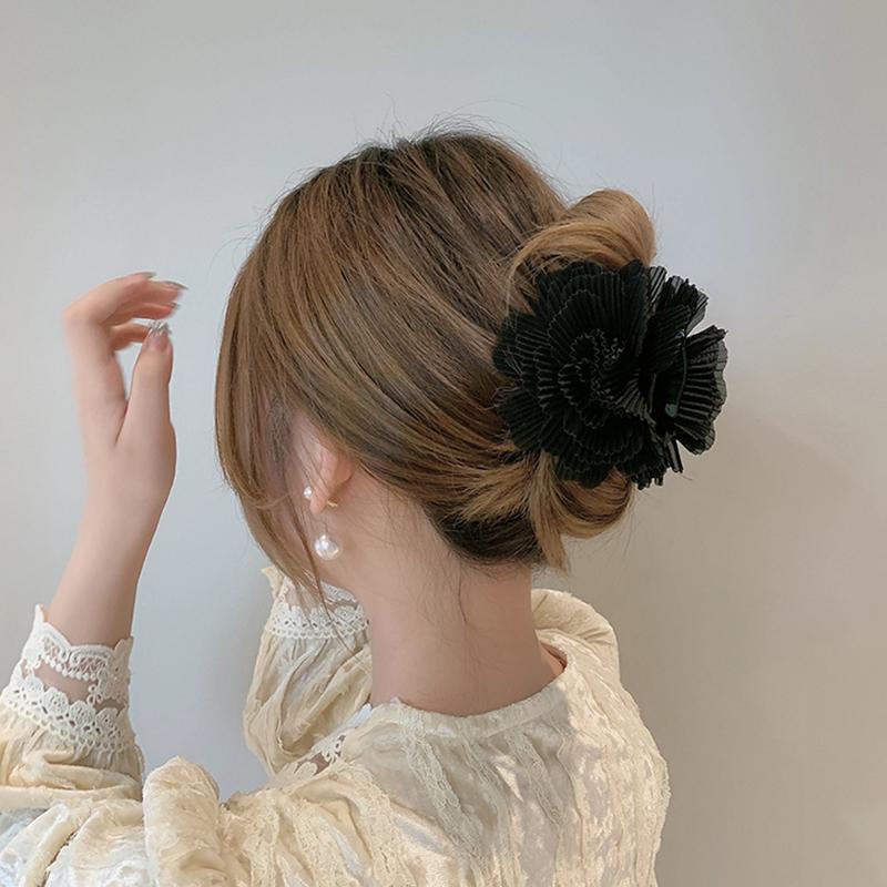 

Корейские девушки Шифоновый цветок Бант Зажим-краб для волос Дамские аксессуары для волос Женский зажим для волос Элегантные зажимы-крабы Головной убор 8cm