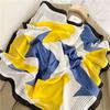 Keep Korean retro foreign style color scheme spring and autumn small square scarf silk scarf women's scarf versatile trench coat shirt decorative scar