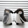 Realistic Penguin Plush Keychain with Metal Ring Soft Stuffed Animal Doll Cute Bag Accessory Stress Relief Gift for Kids Zoo Lovers