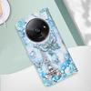 For Xiaomi Redmi A3/Poco C61 4G Leather Case with Strap and Card Holder Pattern Printing Phone Stand Cover