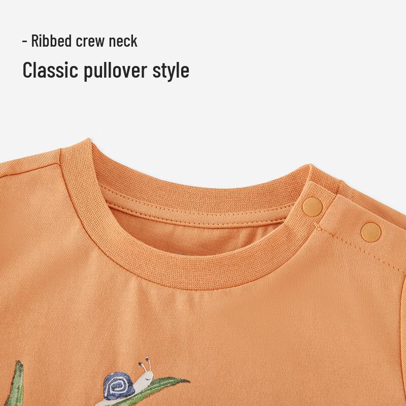 YEEHOO Baby Boy's Cartoon Short Sleeve Cotton Romper
