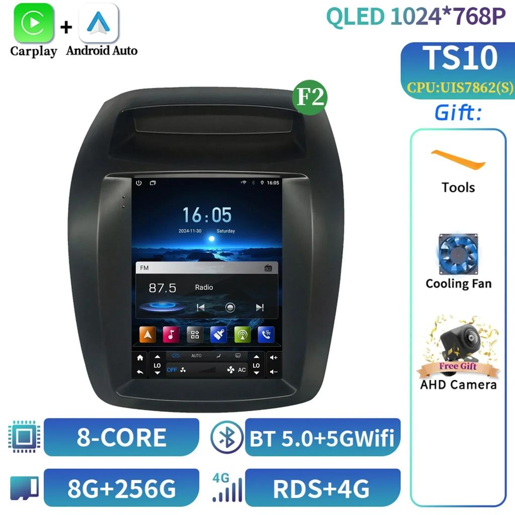 9.7inch Android 14 For Kla Sorento 2013-2014 2014 2015 2016- 2021 Monitor Screen Multimedia Autoradio Navigation Stereo Radio GP