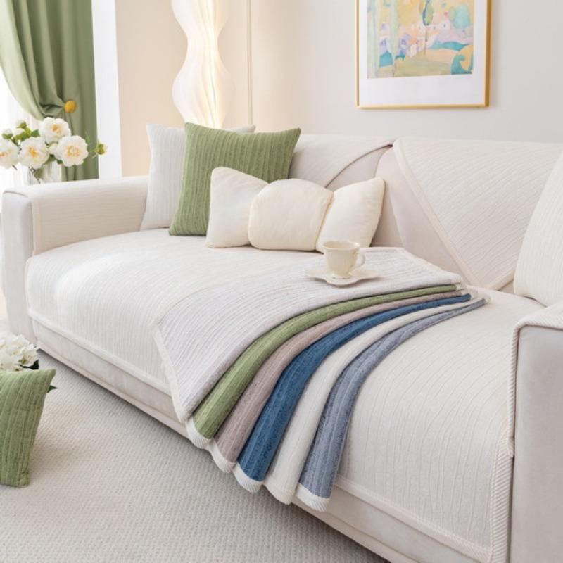 Modern Simple Sofa Cushion, Universal for All Seasons, Anti-ski Neal Cushion, Living Room New Sofa Cover Cover