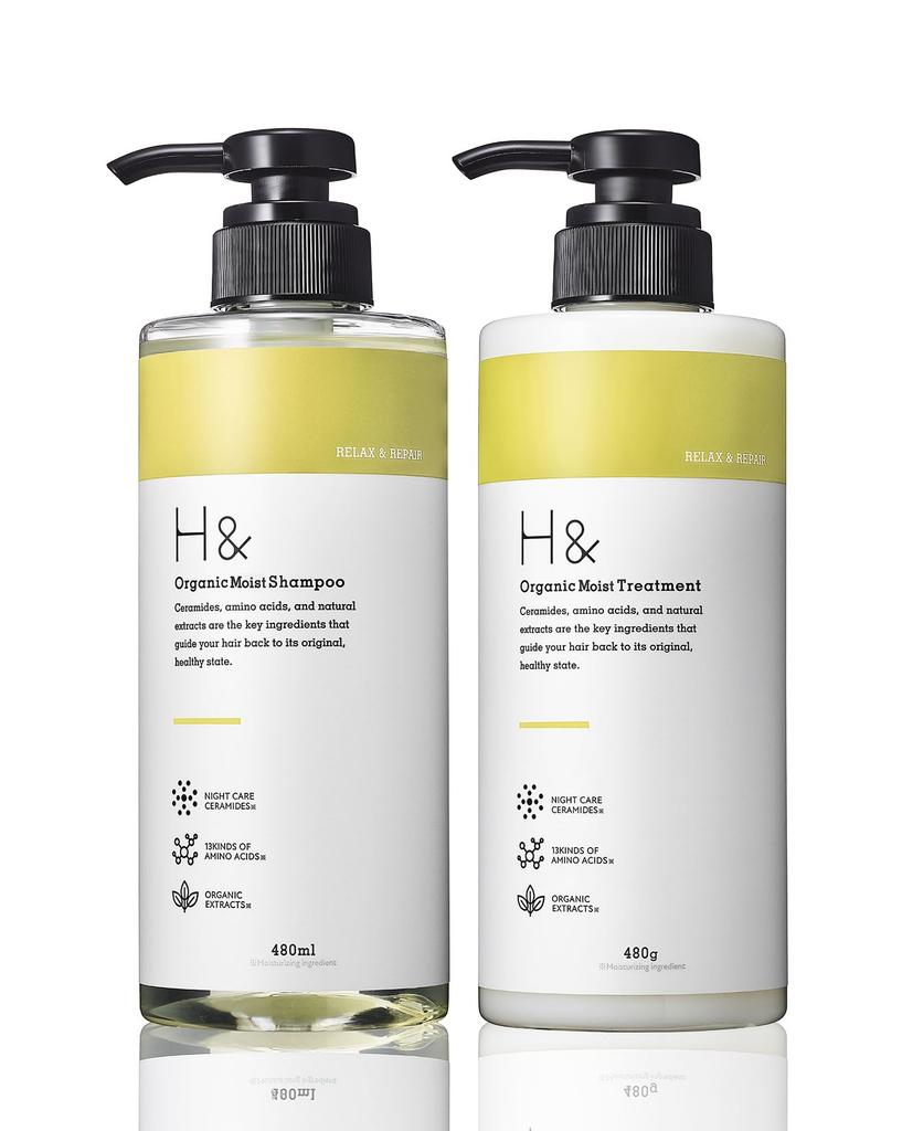 and Shampoo a amino acid shampoo Damage Repair x Shampoo Treatment Apple H&Ash Treatment, salon-exclusive [Intensive Set] (Bottle Set, Pear)