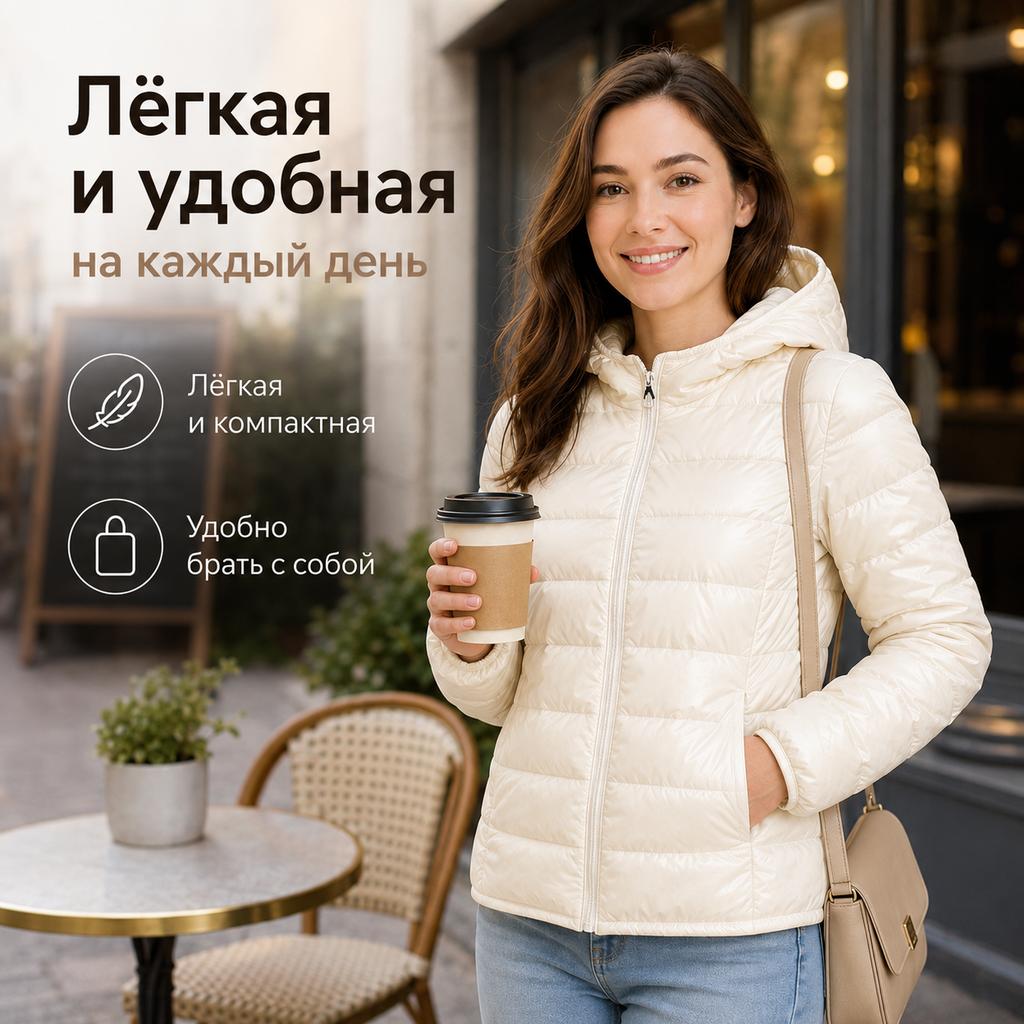 Women Autumn Winter Slim Short Hooded Warm White Duck Down Coat Women Outerwear Ultra-light Plus Size Thin Down Jacket