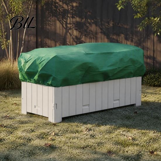 Frost Blanket for Vegetable Gardens Plant Freeze Protection Cover, Rectangular with Drawstring, Winter Thermal Non-woven Fabric Potted Plants