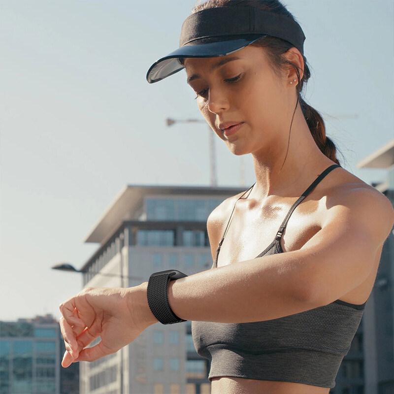 Braided Solo Loop Band For Galaxy Watch 7/FE/6/5/pro/4/Classic Bracelet Correa Huawei Watch GT 2 3 Pro 4 20mm 22mm Watch Straps