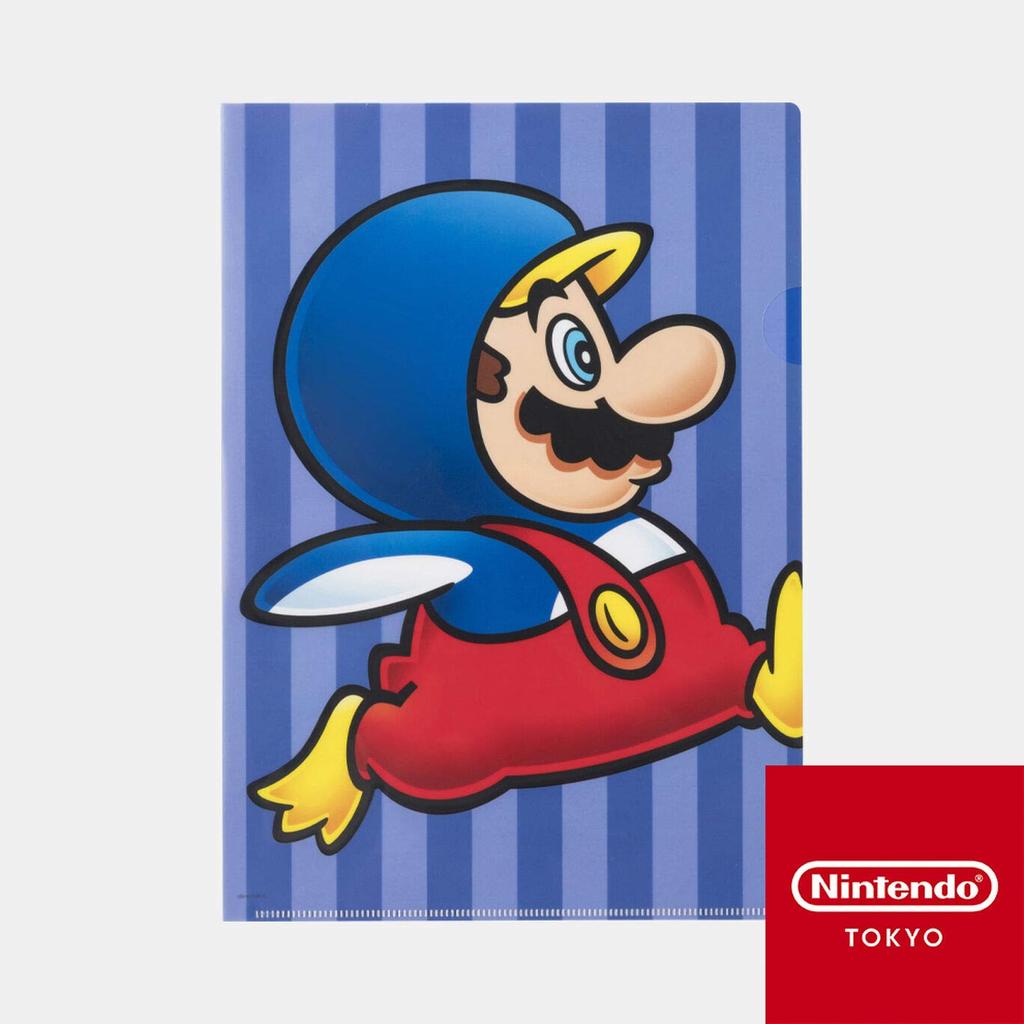 Super Mario Power Up B Clear Nintendo Tokyo Exclusive File,