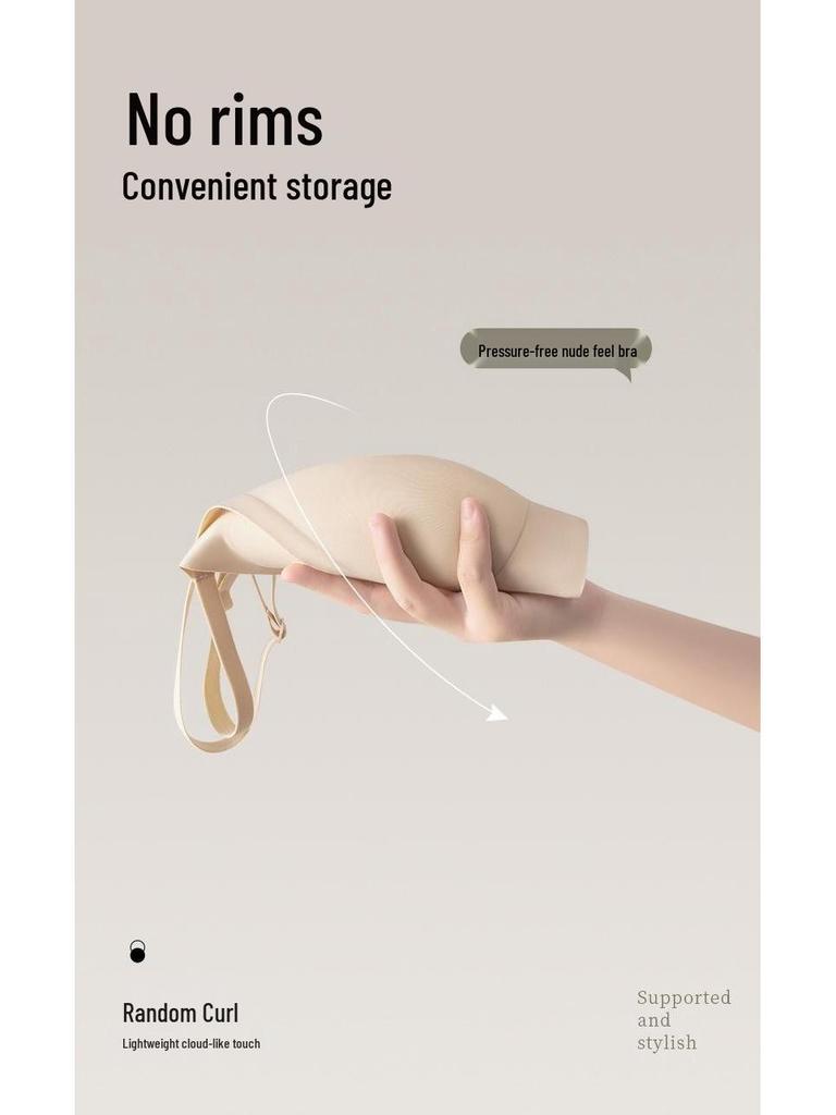 Seamless Wire-Free Uplift Bra: Soft, Supportive, Anti-Sagging Lingerie for Women.