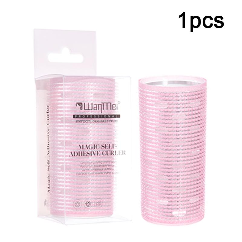 

1pcs Large Self-grip Aluminum Core Hair Rollers Hairdressing Home Use DIY Korean Magic Curler Heatless Curly Hair Styling Tools