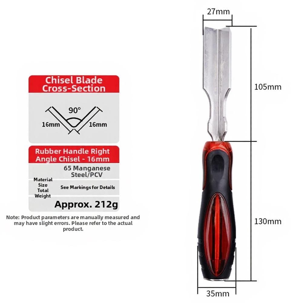 9mm 16mm Right Angle Chisel 65 Manganese Steel Precision Mortising Grooving Tool For Woodworking Door Window Joinery File