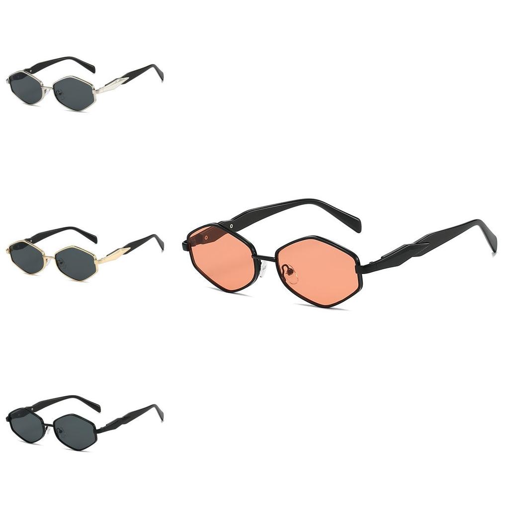 Geometric Hexagon Sunglasses For Women With Uv400 Protection Fashion Outdoor Travel