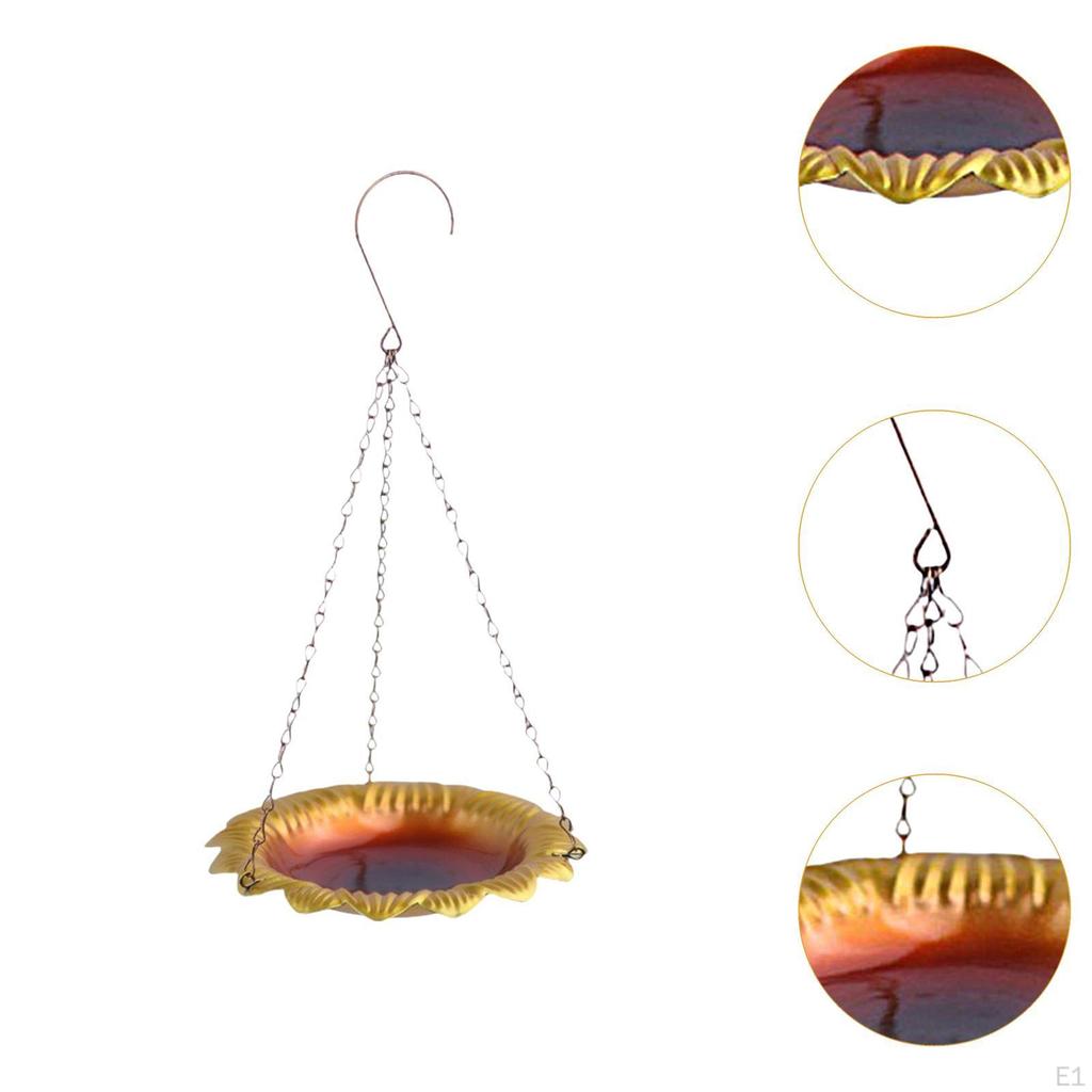 Hängendes Vogelhaus Futterhaus Bad Bewässerung Haustierbedarf Gartendeko für Terrasse Draußen