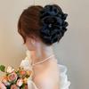 Oversized Mesh Hair Accessory Double Sided Bubble Clip 1Pcs Rhinestone Hairpin for Dating Anniversary Stylish Hairdos