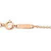 Tiffany & Co T-toe T-Two Circle Pendant DiamondNecklace 18K Pink Gold/diamond Array