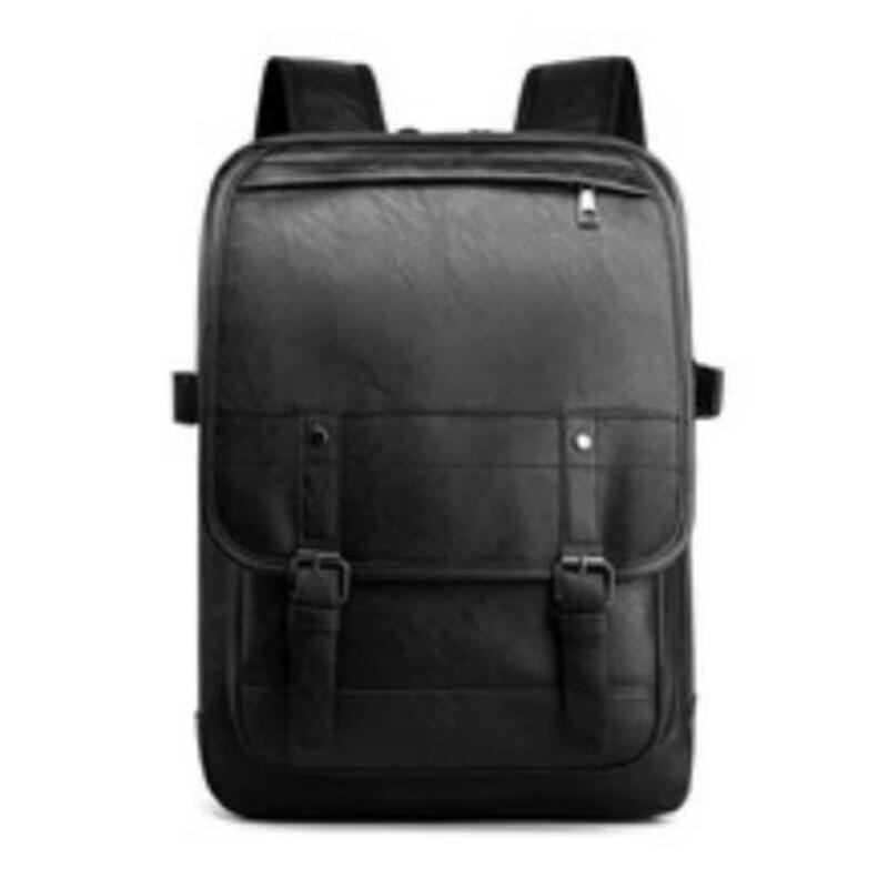 Li Shen Stylish PU Business Travel Backpack One Size