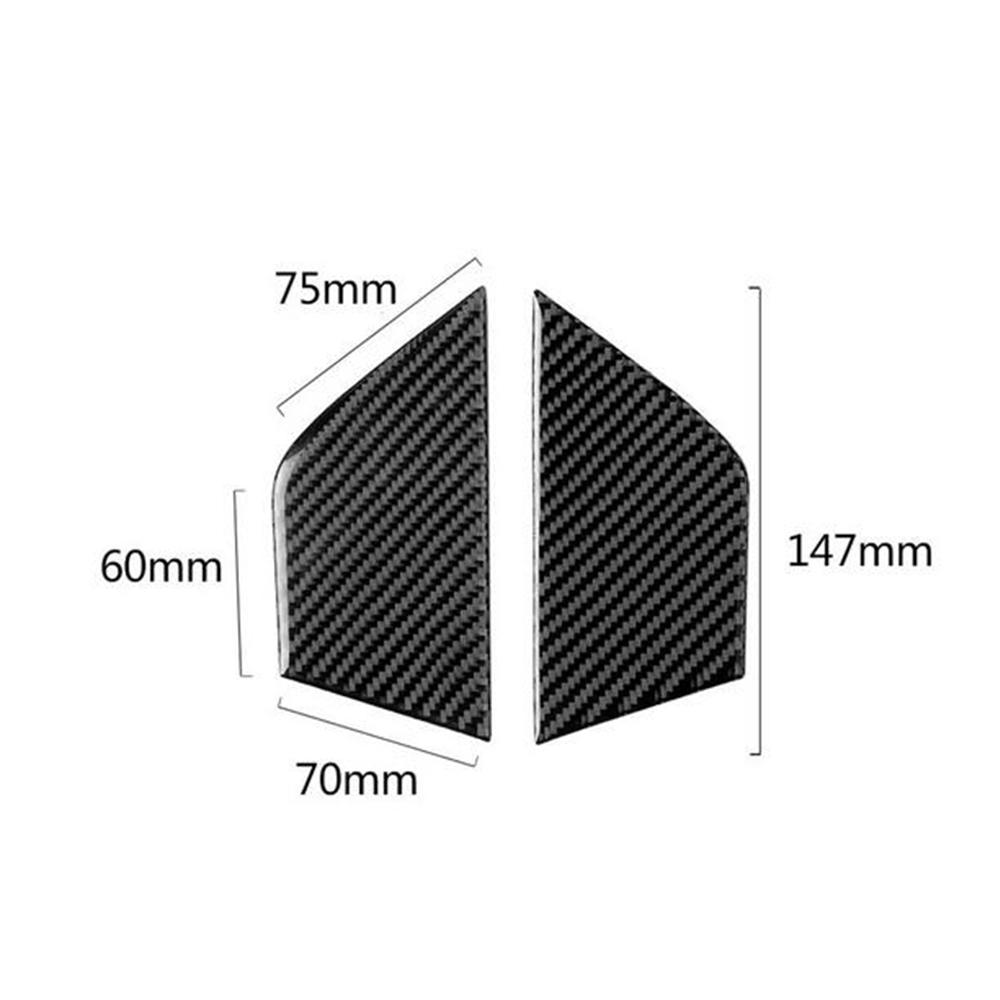 2× Carbon Fiber Door Handle Cover Trim For Mercedes-Benz C Class W204 2007-2013